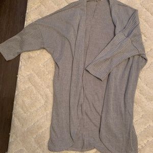 Grey cardigan - half sleeve